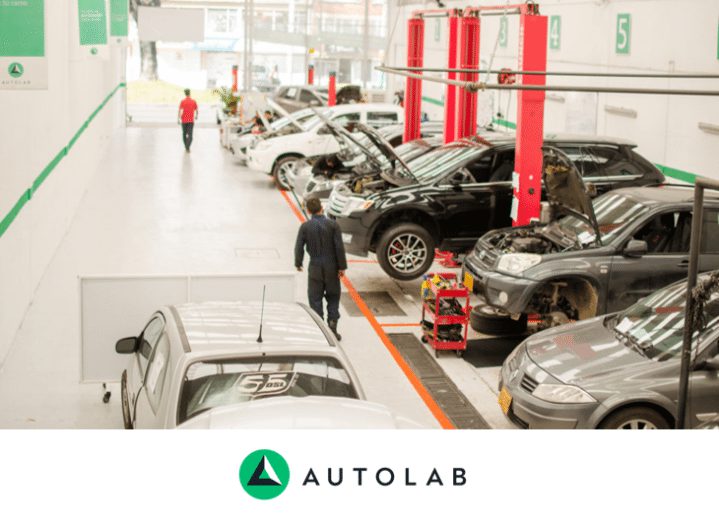 Taller mecánico de Autolab en Bogotá