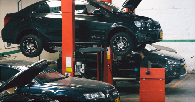 Carro en un Taller de Autolab