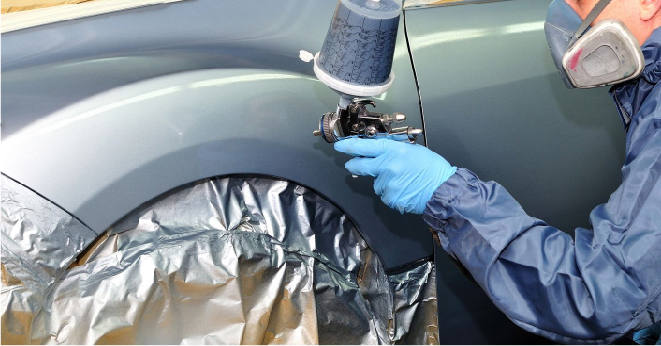 Pintura de una carro